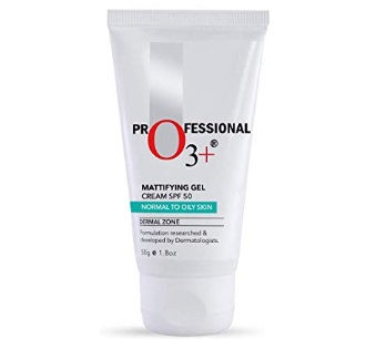 O3+ Mattifying Gel Cream SPF 50 for Preventing Sun Tan