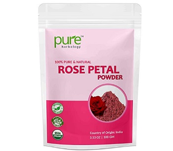 Pure Herbology Pure and Natural Double Filtered Rose Petal Powder