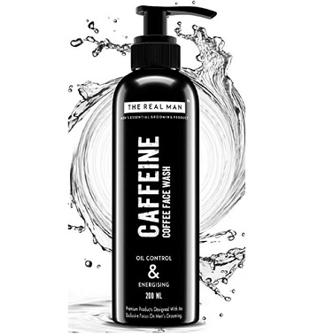 The Real Man Caffeine Coffee Oil Control & Energising Face Wash
