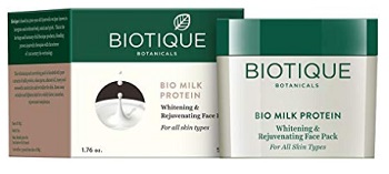 Biotique Bio Milk Protein Whitening and Rejuvenating Face Pack