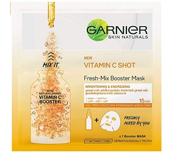 Garnier Fresh Mix Vitamin C Face Serum Sheet Mask