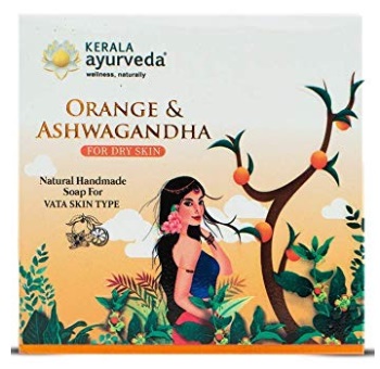 Kerala Ayurveda Natural Handmade Orange & Ashwagandha Soap