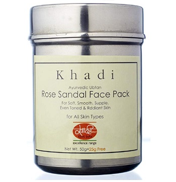 Khadi Mauri Herbal Rose Sandal Face Pack