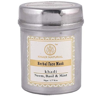 Khadi Natural Neem, Basil and Mint Anti Acne Face Mask