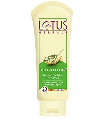 Lotus Herbals Teatreeclear Tea Tree Clarifying Face Pack