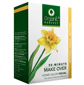 Organic Harvest 30 Minute Make Over Organic Shield Anti Tan Facial Kit
