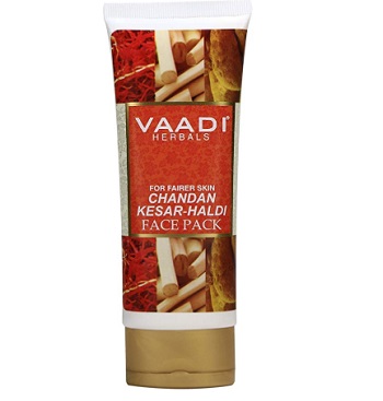 Vaadi Herbals Chandan Kesar Haldi Fairness Face Pack