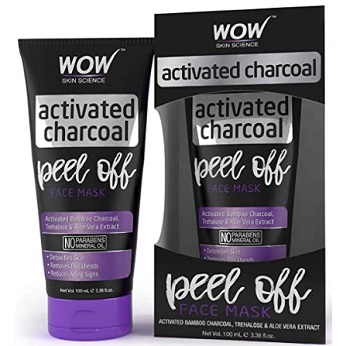 WOW Activated Charcoal Peel Off Face Mask