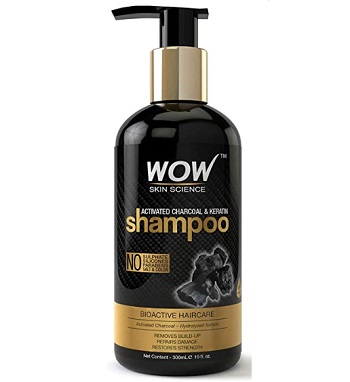 WOW Skin Science Charcoal & Keratin Shampoo