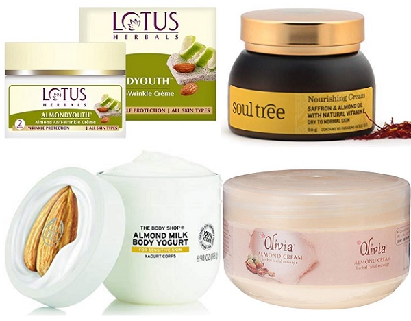 best almond cream for face