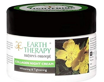 EARTH THERAPY Whitening & Tightening Collagen Night Cream