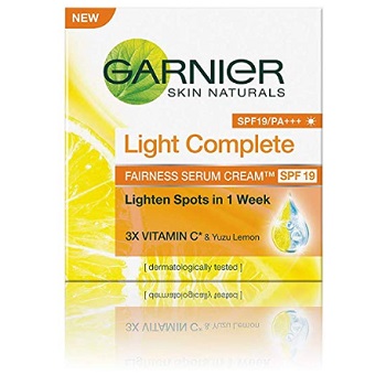 Garnier Skin Naturals Light Complete Serum Cream SPF 19