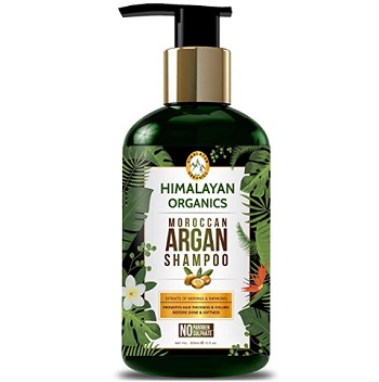 Himalayan Organics Moroccan Argan Oil Shampoo for Hair Growth