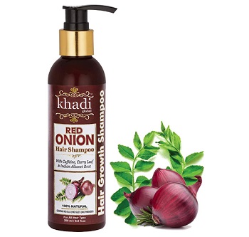 Khadi Global Onion Shampoo with Caffeine Curry Leaf