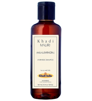 Khadi Mauri Herbals Amla and Bhringraj Herbal Shampoo