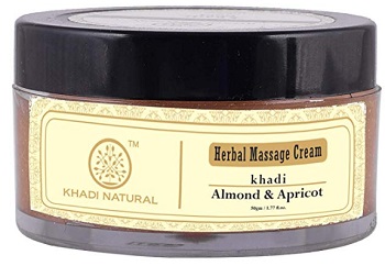 Khadi Natural Almond and Apricot Herbal Massage Cream