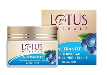 Lotus Herbal Nutranite Skin Renewal Nutritive Night Cream