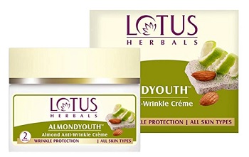 Lotus Herbals Almondyouth Almond Anti-Wrinkle Cream