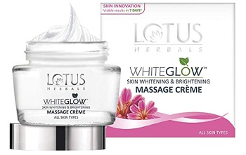 Lotus Herbals Whiteglow Skin Whitening And Brightening Massage Creme