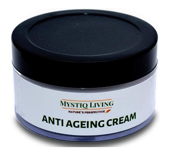 Mystiq Living - Anti Ageing Cream with Natural Ingredients and Hyaluronic Acid