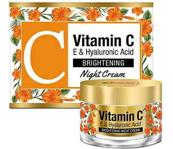 StBotanica Vitamin C, E & Hyaluronic Acid Brightening Night Cream