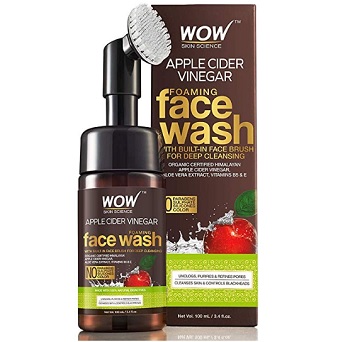 WOW Organic Apple Cider Vinegar Foaming Face Wash