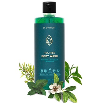 D'VENCE Tea Tree Oil Body Wash With Eucalyptus Oil and Peppermint Oil