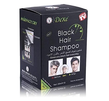 SPEED Dexe Black Hair Color Shampoo