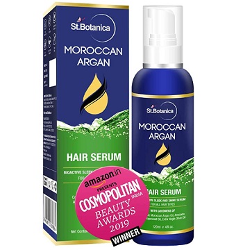 StBotanica Moroccan Argan Hair Serum - Nourishing and Frizz Control Serum