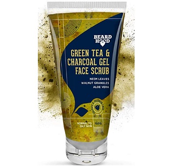 Beardhood Green Tea & Charcoal Gel Face Scrub