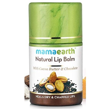 Mamaearth Natural Lip Balm For Women & Men With Cocoa Butter & Chocolate