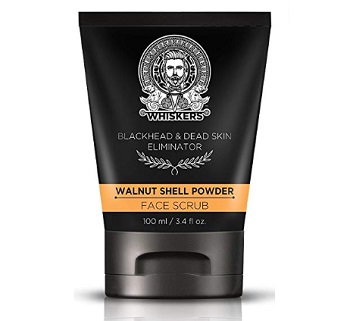 Whiskers Walnut Shell Powder Face Scrub For Men