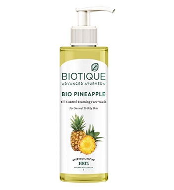 Biotique Bio Pineapple Oil Control Foaming Face Wash