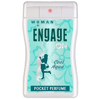 Engage ON Cool Aqua Pocket Perfume for Women