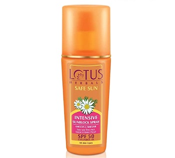 Lotus Herbals Safe Sun Intensive Sunblock Spray SPF 50