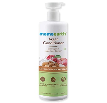 Mamaearth Argan & Apple Cider Vinegar Shampoo for Frizz