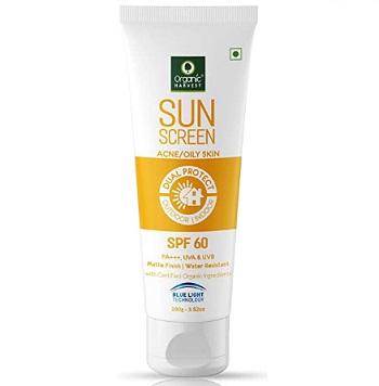 Organic Harvest Sunscreen SPF 60 For Oily Skin