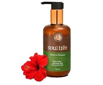 SoulTree Hibiscus Shampoo with Honey & Aloe Vera