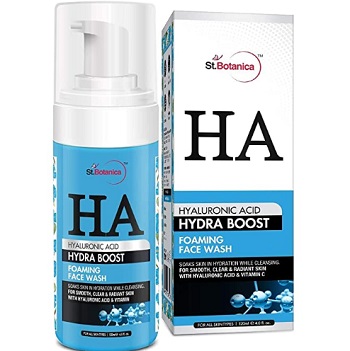 StBotanica Hyaluronic Acid Hydra Boost Foaming Face Wash
