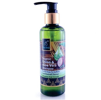 The EnQ Organic Onion & Aloe Vera Shampoo