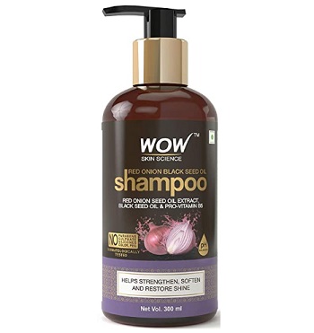 WOW Red Onion Black Seed Oil Shampoo