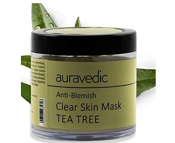 Auravedic Anti Blemish Clear Neem and Tea Tree Skin Mask