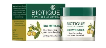 Biotique Bio Myristica Spot Correcting Anti Acne Face Pack