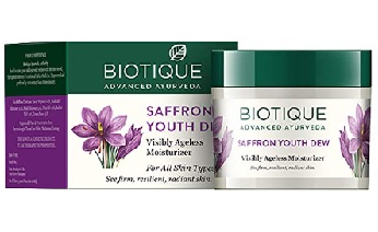 Biotique Bio Saffron Dew Youthful Nourishing Day Cream For All Skin Types