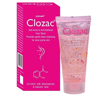 Clozac Anti Acne & Anti Bacterial Face Wash