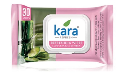 Kara Aloe Vera & Cucumber Face Wipes