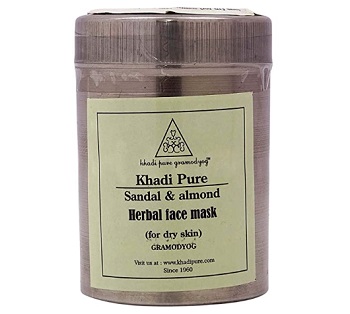 Khadi Herbal Sandal & Almond Face Mask For Dry Skin