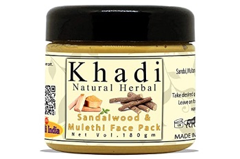 Khadi Natural Herbal Sandalwood and Mulethi Face Pack Mask