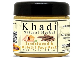 Khadi Natural Herbal Sandalwood and Mulethi Face Pack Mask