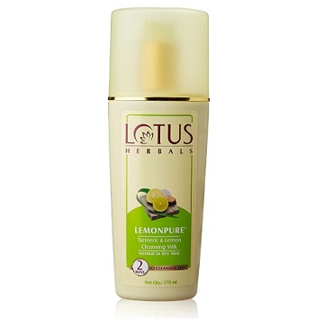 Lotus Herbals Lemonpure Turmeric and Lemon Cleansing Milk